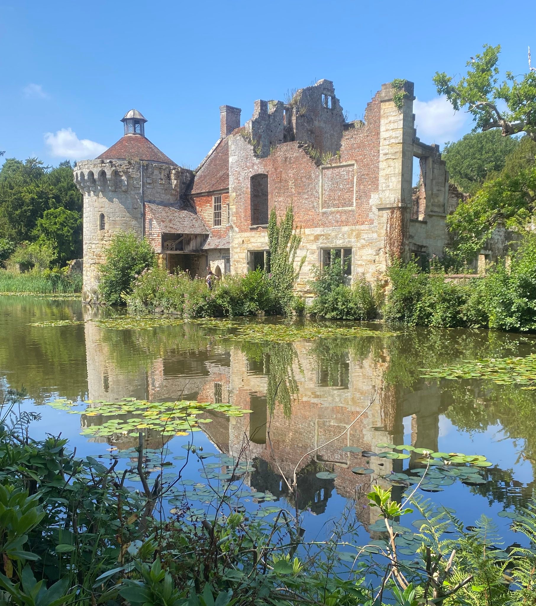 Scotney Castle in Kent has beautiful gardens