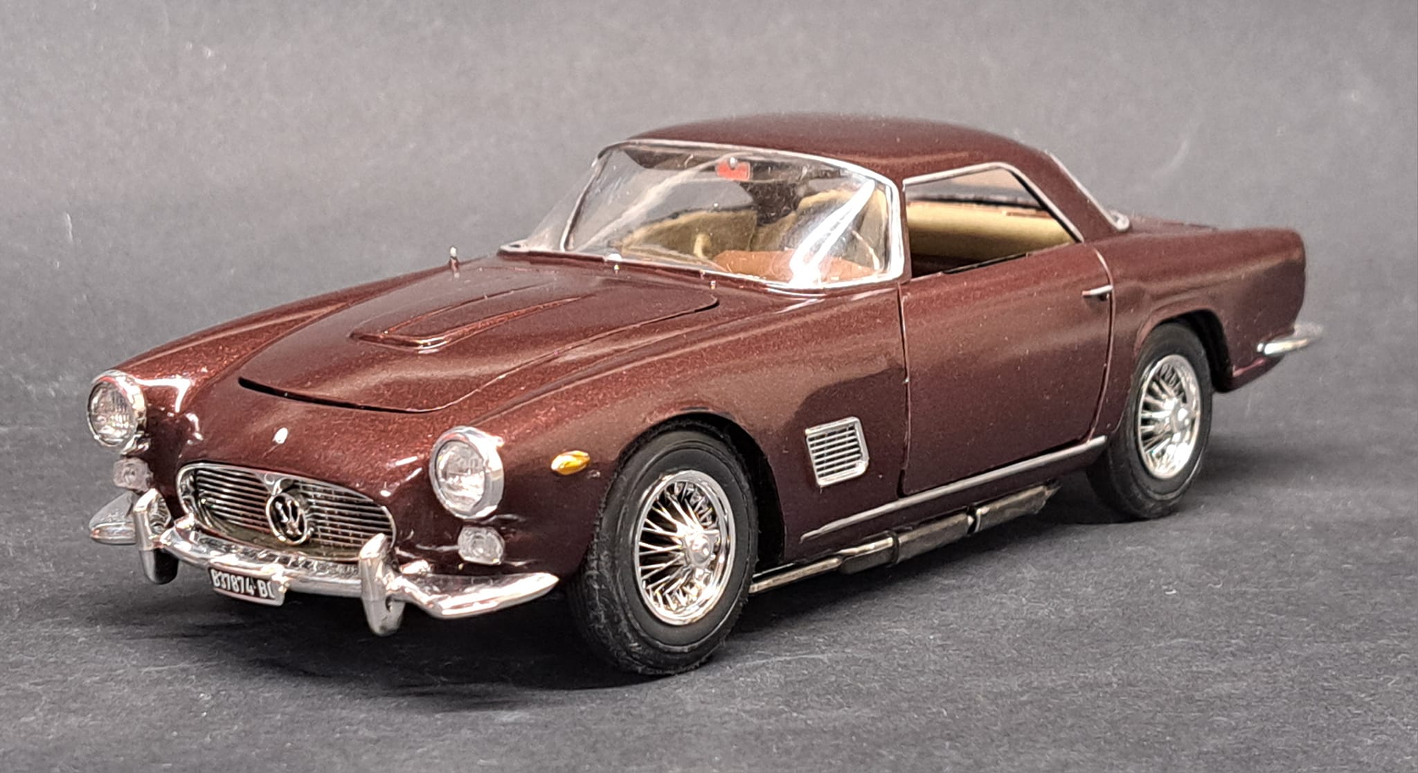Completion of 1976 Monogram Maserati 3500 GT model kit