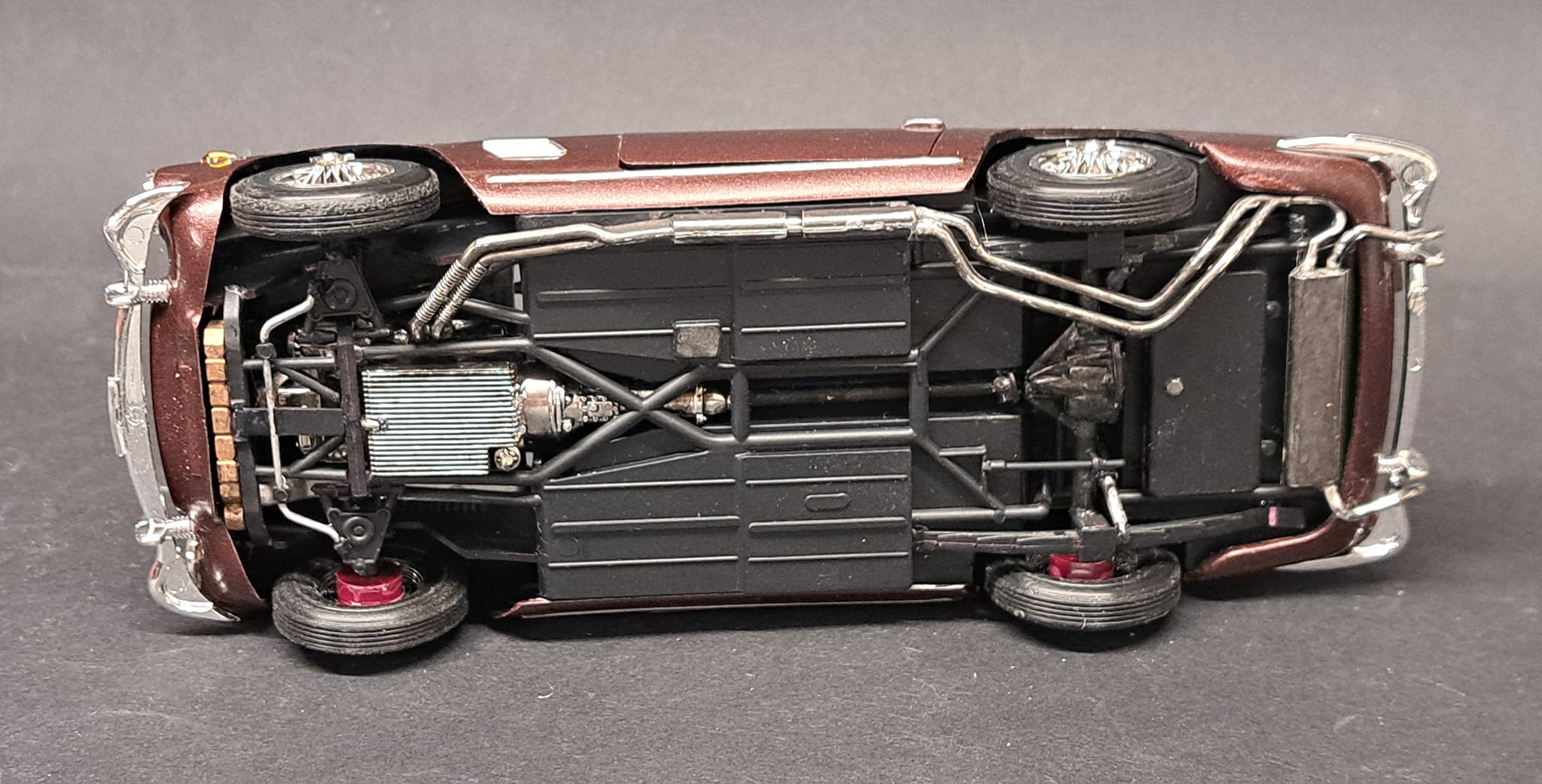 Completion of 1976 Monogram Maserati 3500 GT model kit