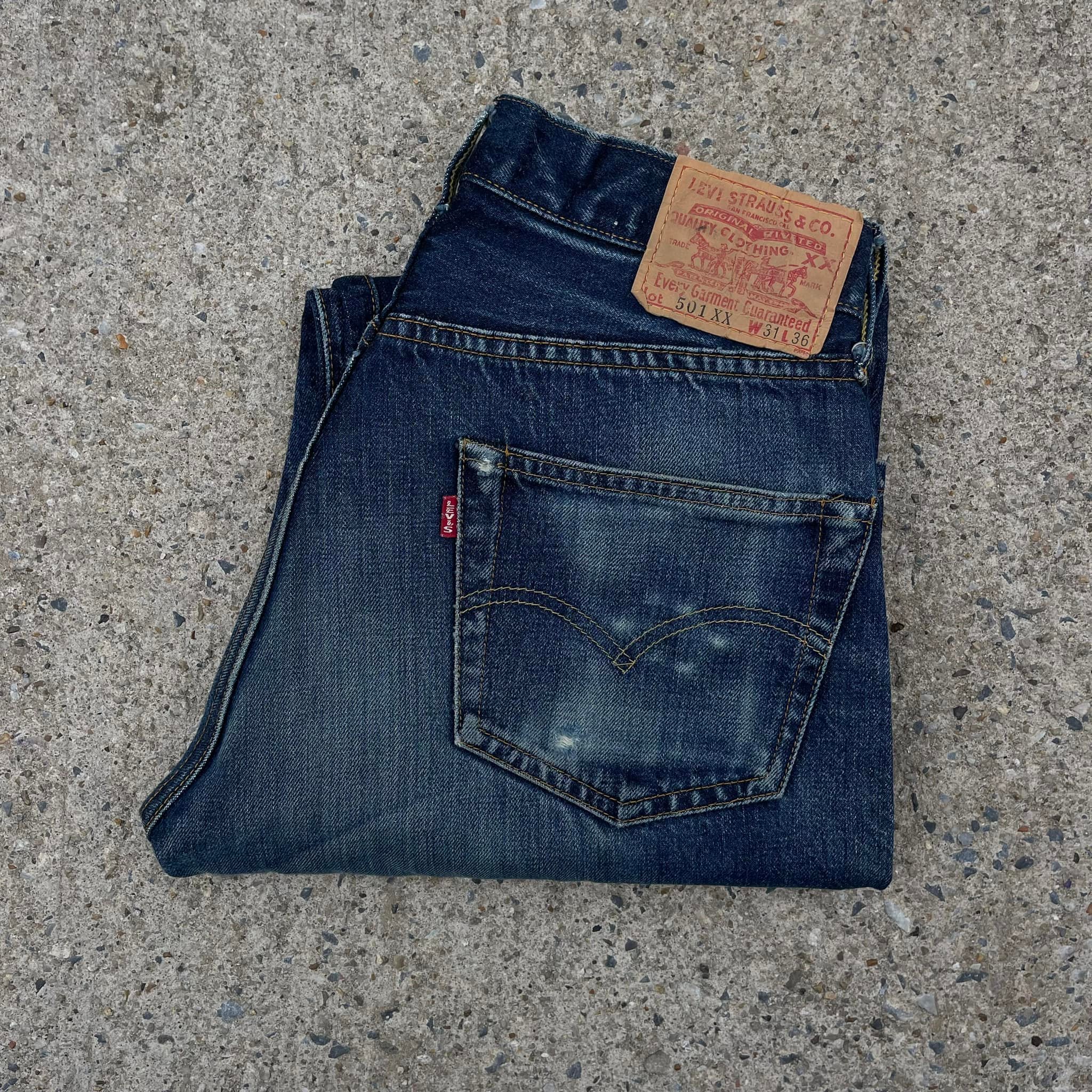 Levi's 501 XX Big E vintage repro 1955