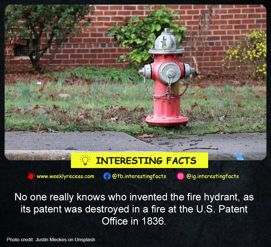Interesting - No one really knows who invented the fire hydrant, as its ...
