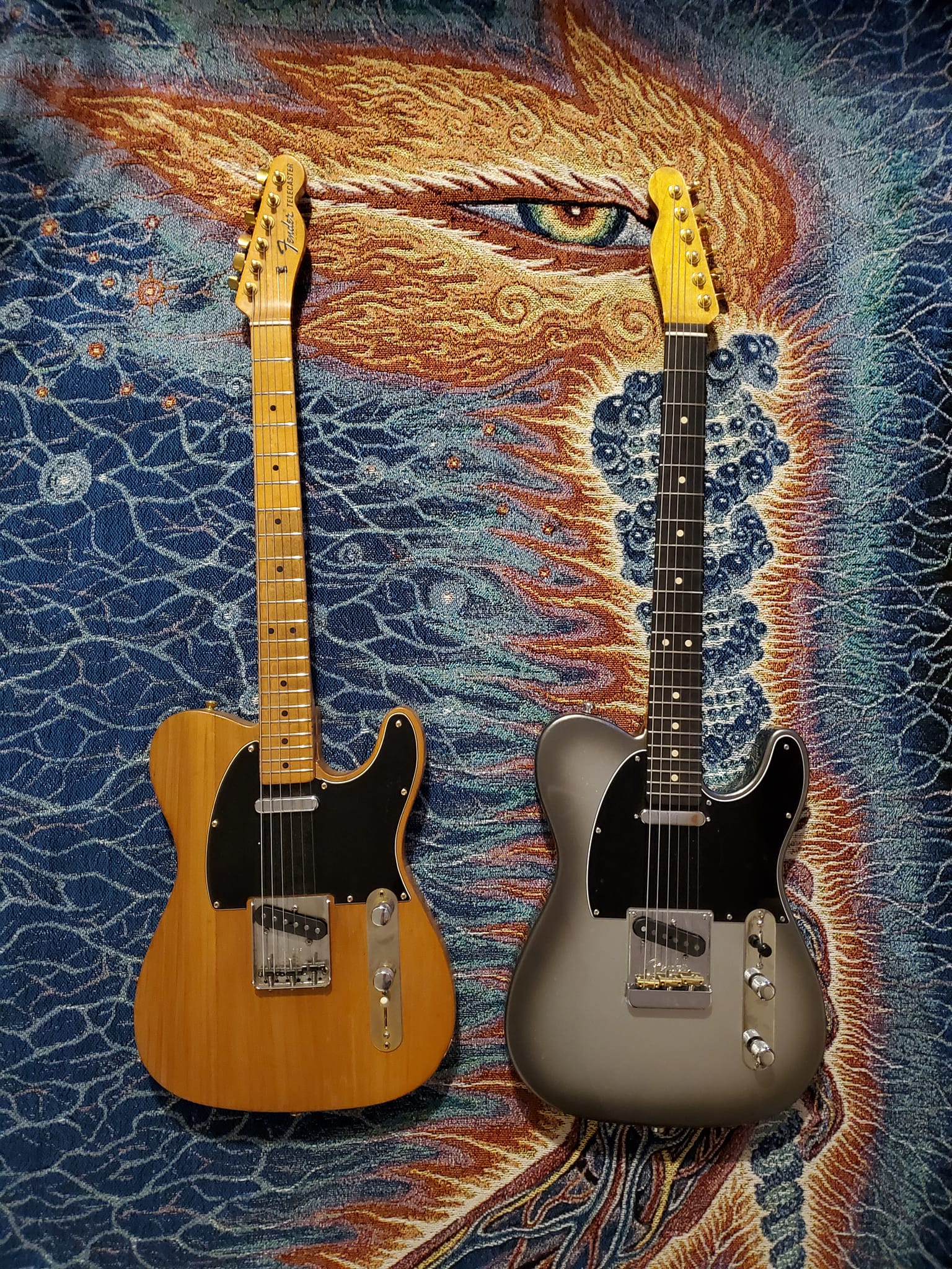 Telecaster 68 and American Pro II with Warmoth neck