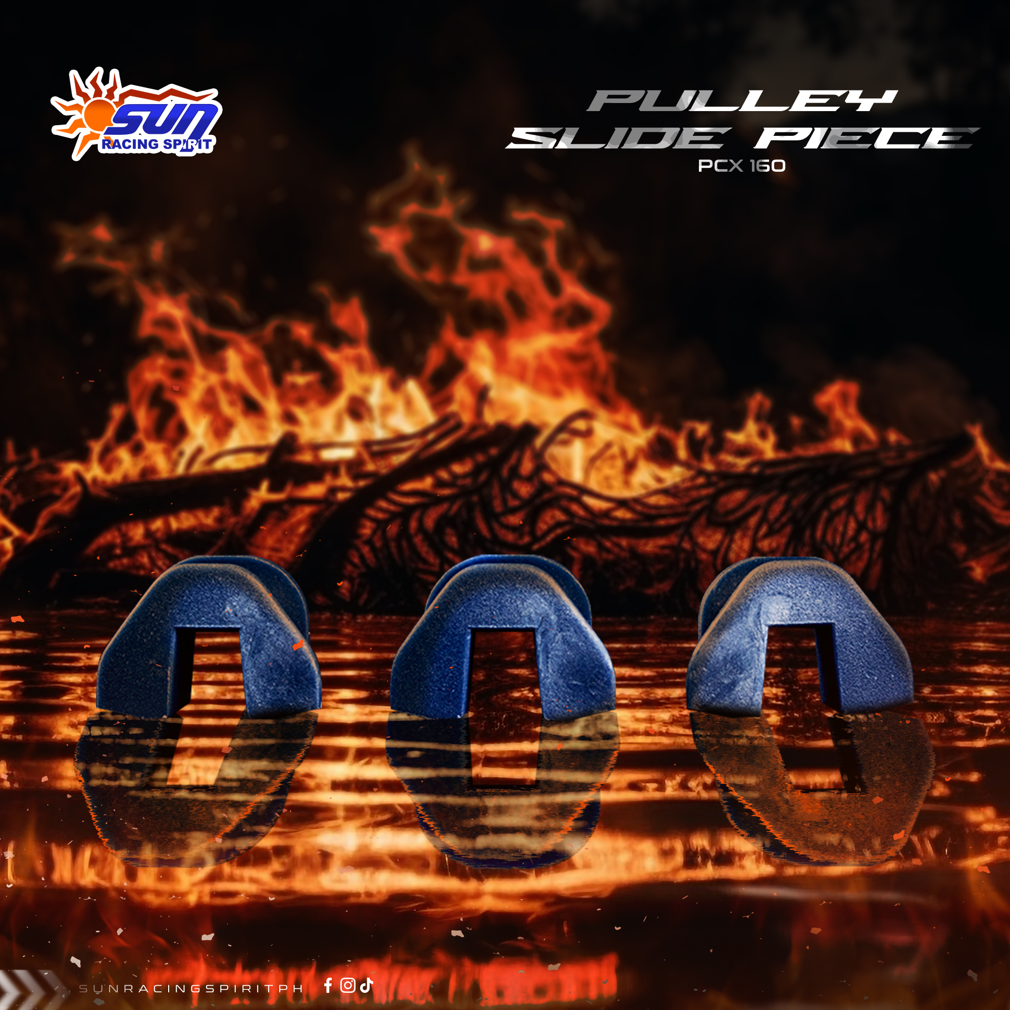 Sun - Sun Racing Pulley Slide Piece, designed for PCX 160 Pulley Set☀️ ...