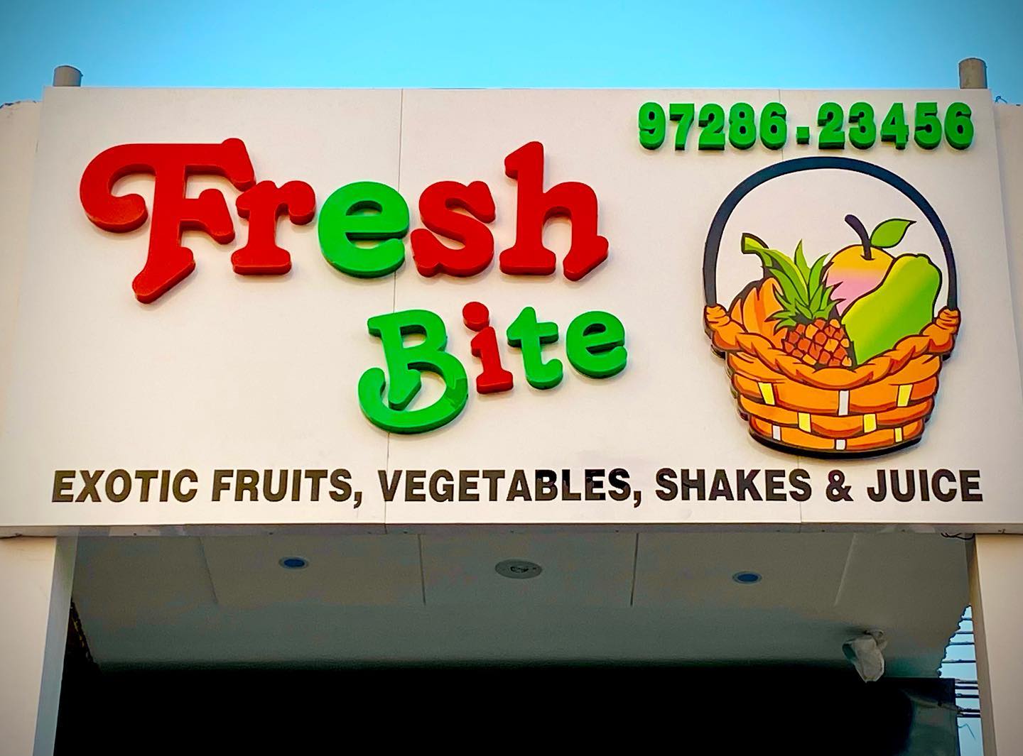 Digi Hub - Acrylic signage with Acp fitting done for Fresh... | Facebook