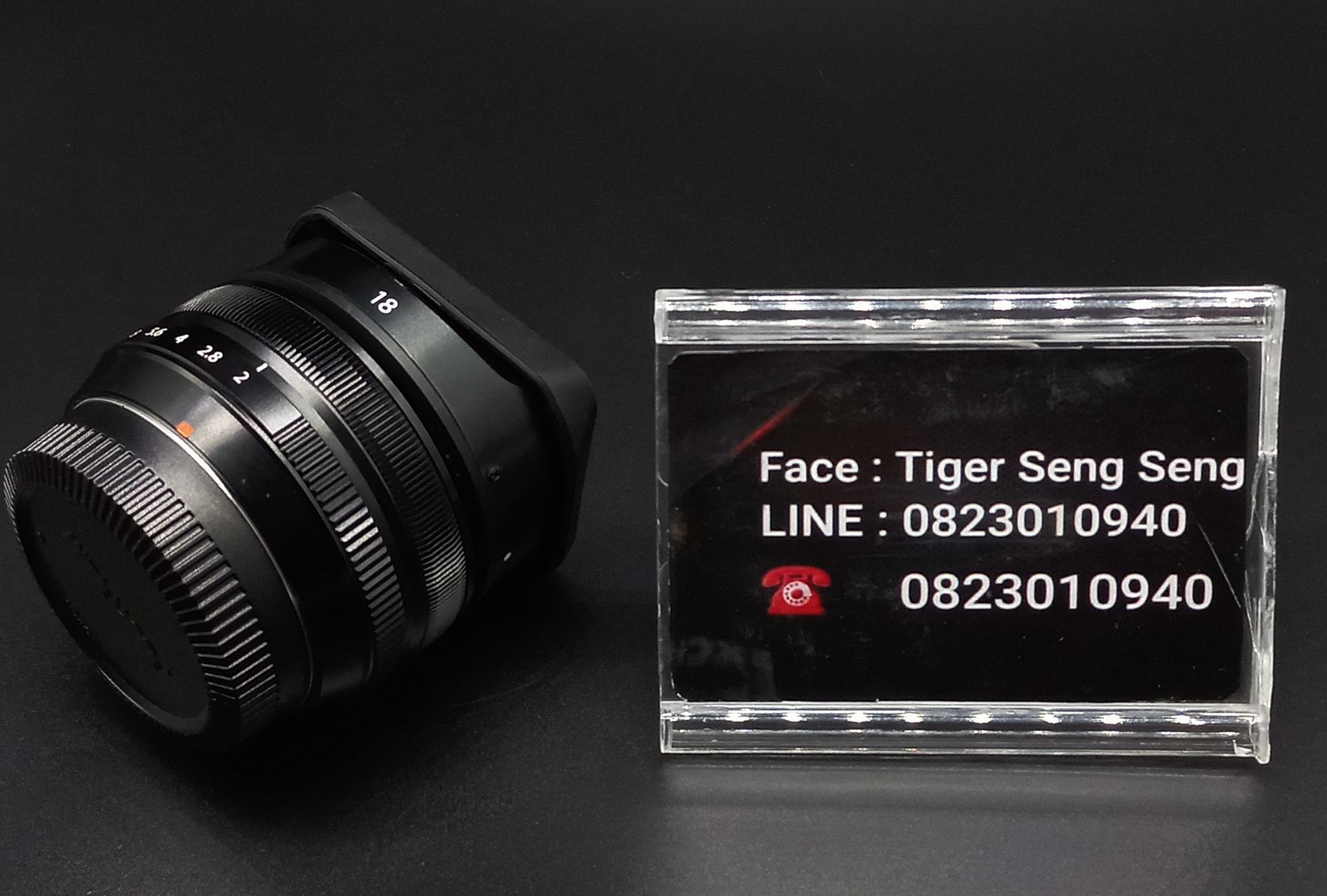 Resell Camera - Fuji 18 f2R อดีตประกันศูนย์ มีฮูด มีกล่อง...
