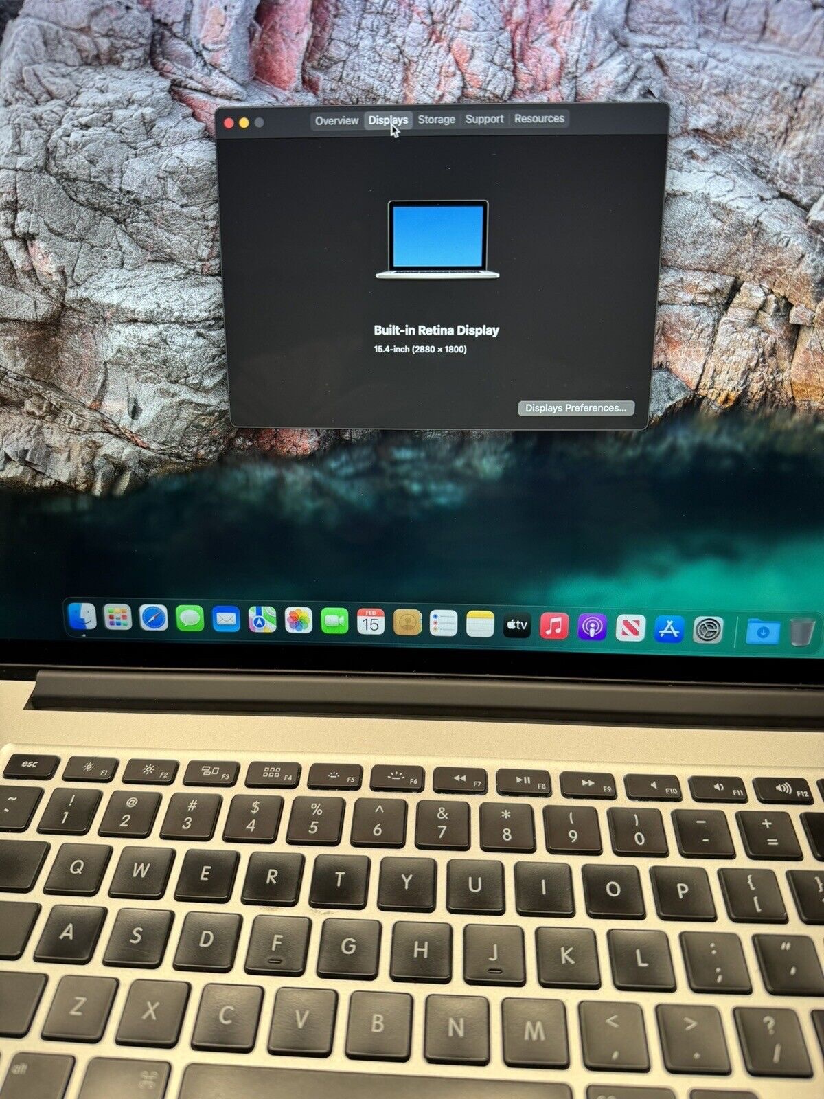 MacBook Pro Retina 15-inch 2019 CTO 8-Core I9 2.4GHz Ram 32GB SSD 512GB Radeon Pro 555x Space Gray 2
