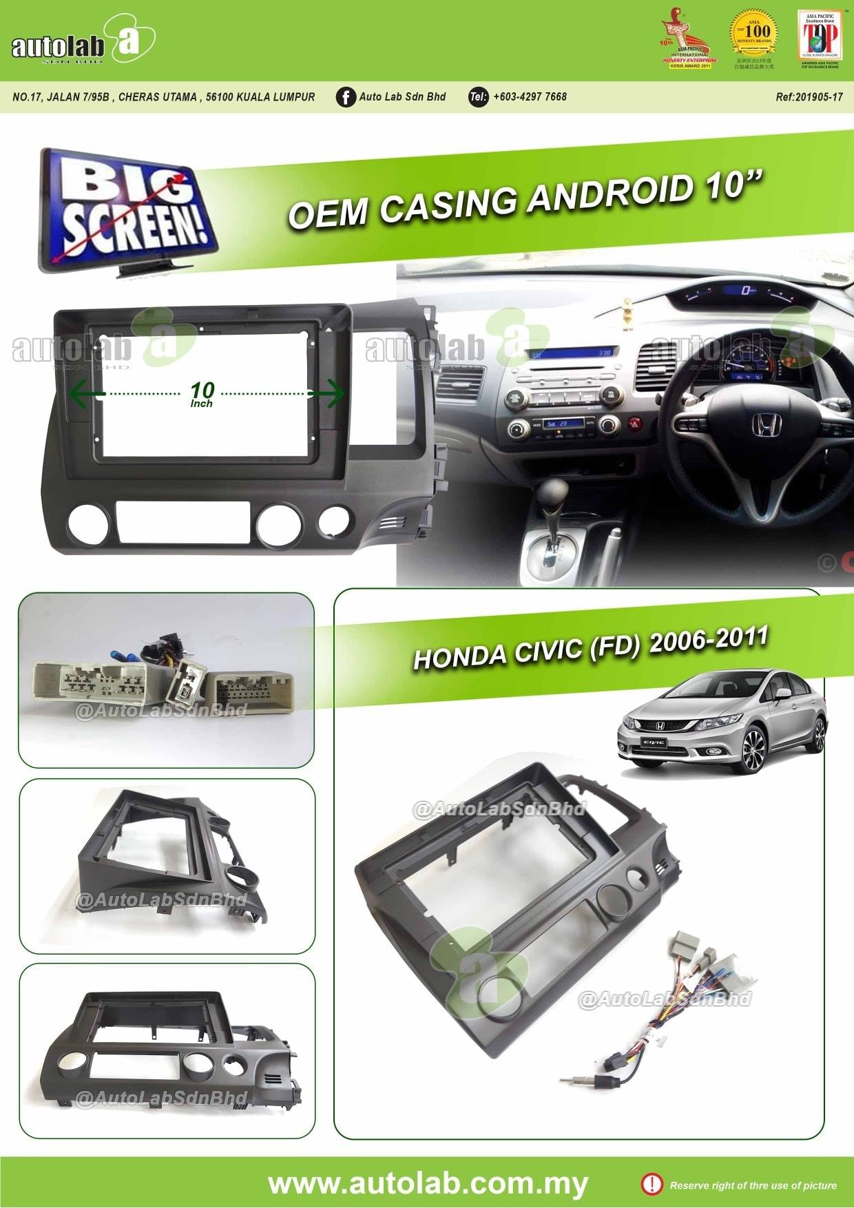 Full Range Honda Civic Android Casing... - Auto Lab Sdn Bhd | Facebook
