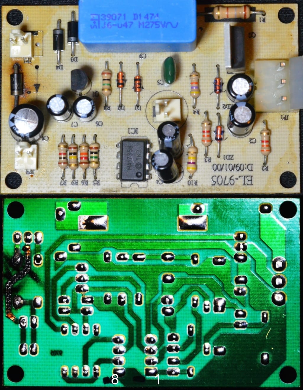 What's the story behind 'ghost traces' on old PCBs?