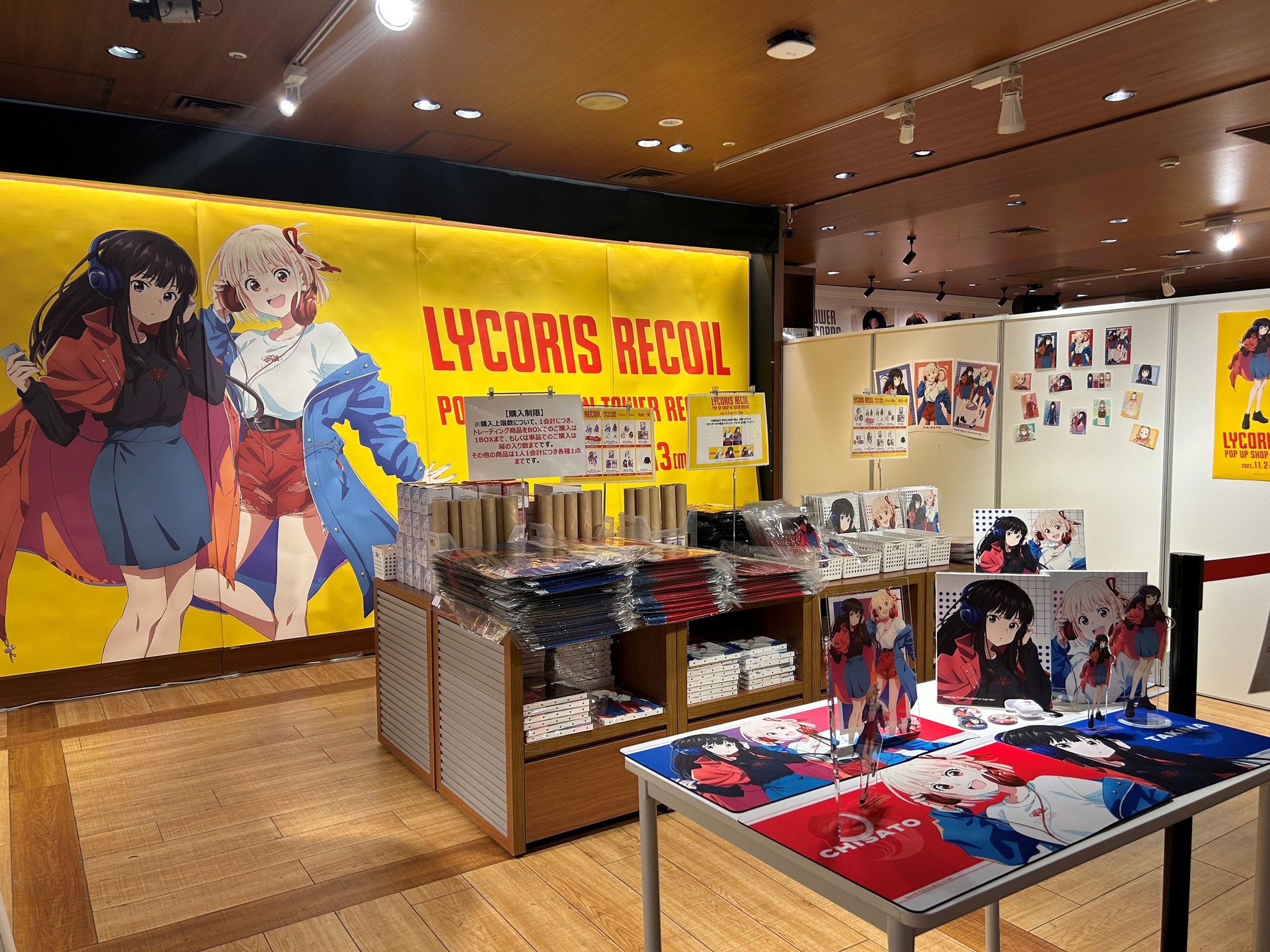 A special TOKYO6 pop-up shop will open from May 9th to May 26th