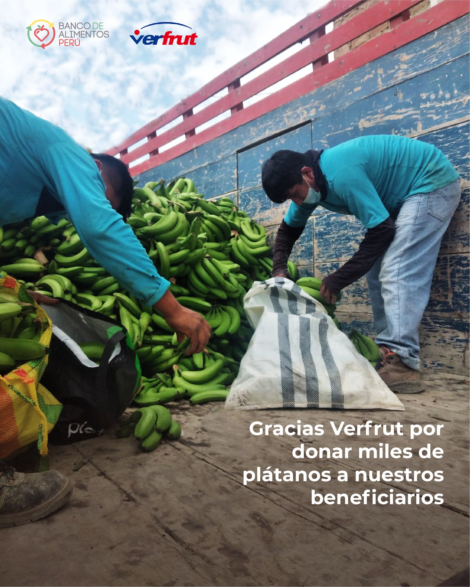 Gracias Verfrut por donar miles... - Banco de Alimentos Perú