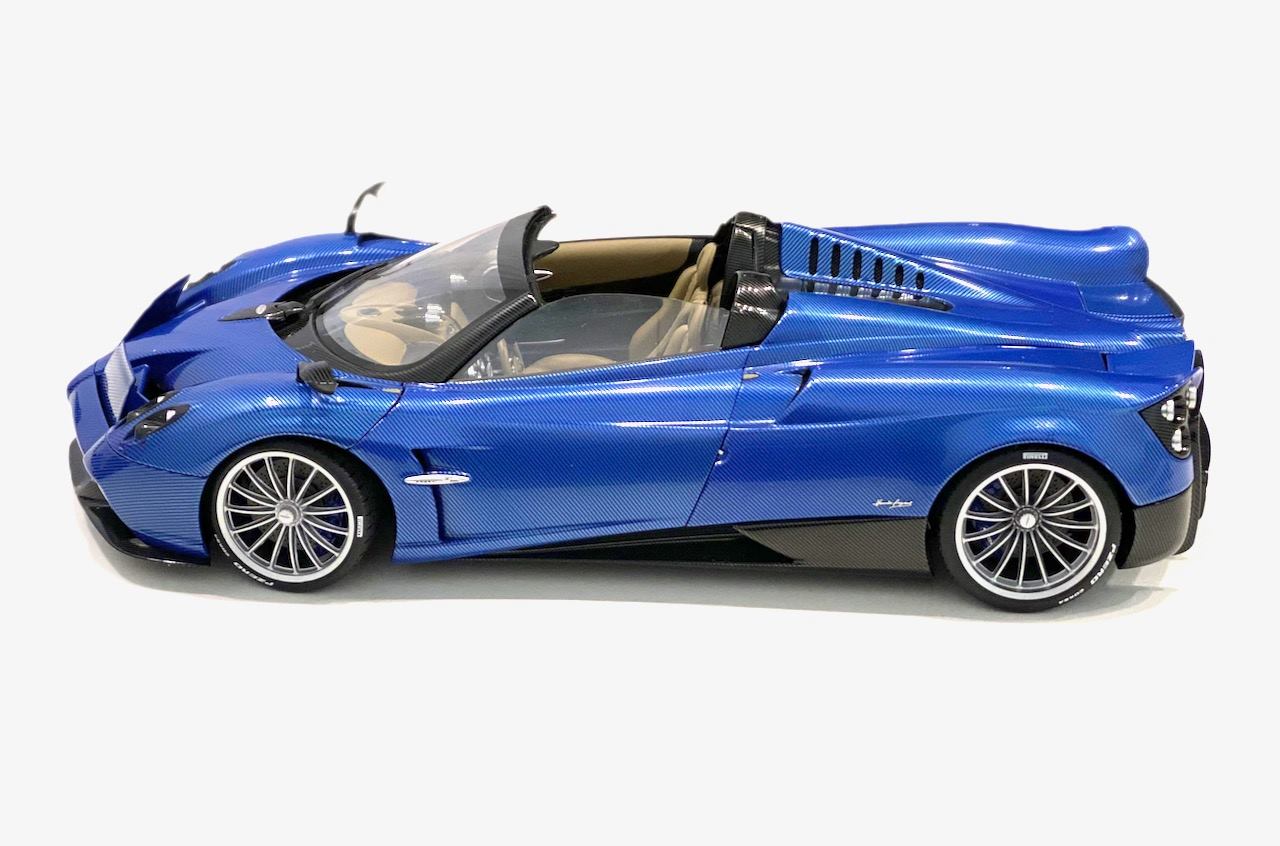 The preproduction sample of 1:18 Pagani Huayra Roadster