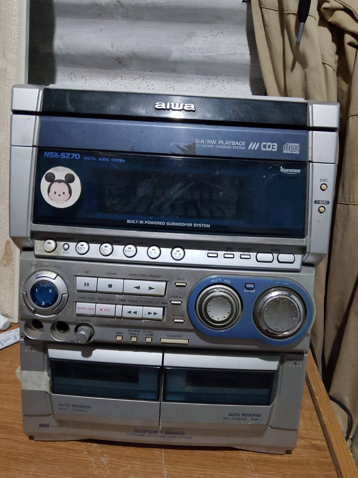 AIWA 100CD automatic changer system DX-C100M2. 100 DISCS !
