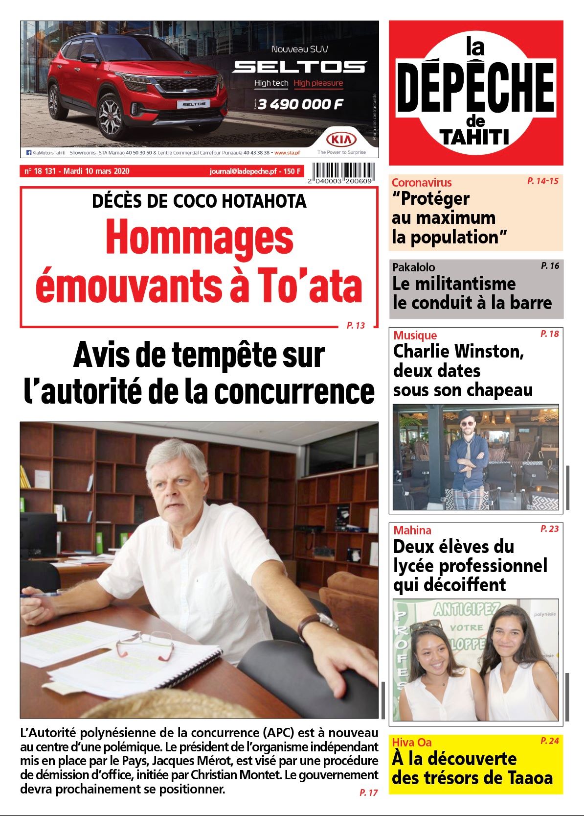 La Dépêche De Tahiti Avis De Décès