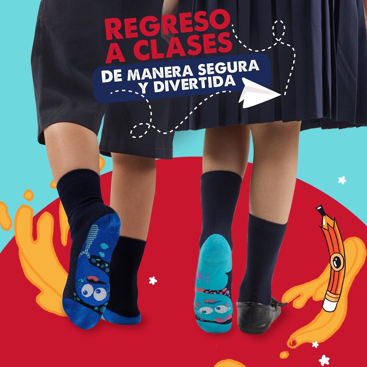 Pack De 3 Medias Para Niño | Bolsa Sorpresa Con Estampados Aleatorios | Composición 70% Algodón, 17% Poliéster, 13% Elastano | Varias Tallas De 6 Meses A 12 Años