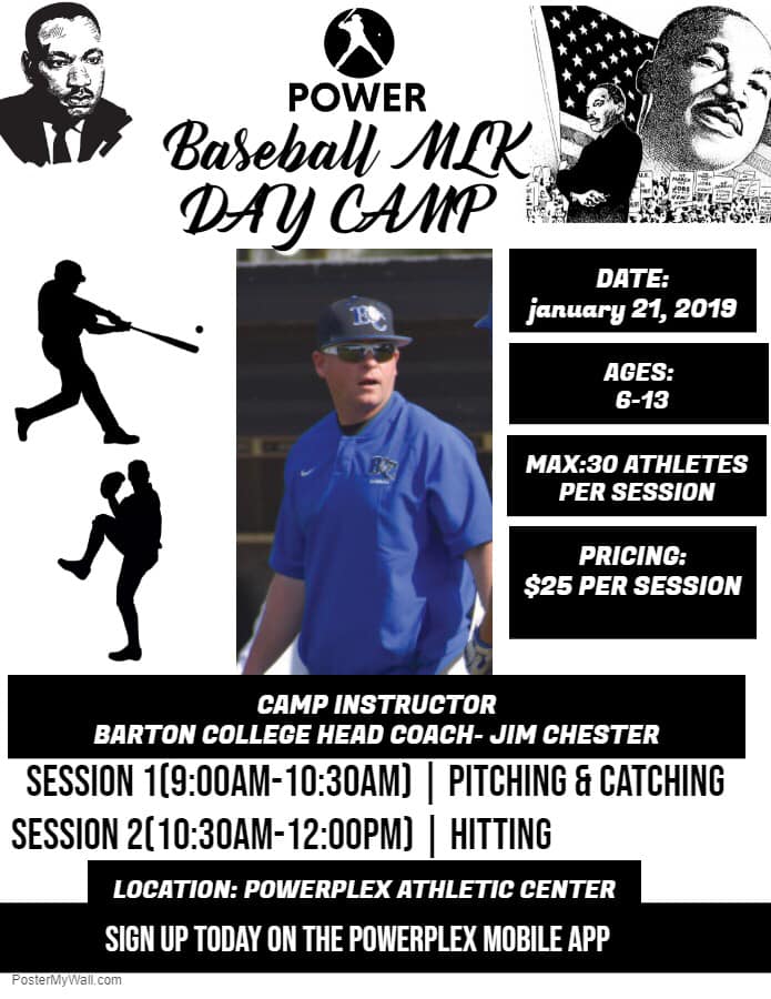 Power Plex - Sign up for the Power Baseball MLK DAY CAMP instructed by ...