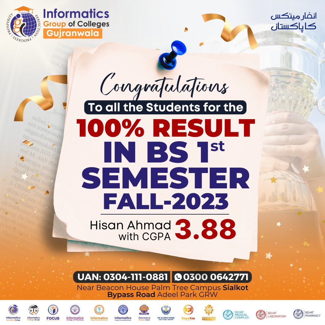 Alhamdulilla... - Pak Informatics Group of Colleges Gujranwala | Facebook
