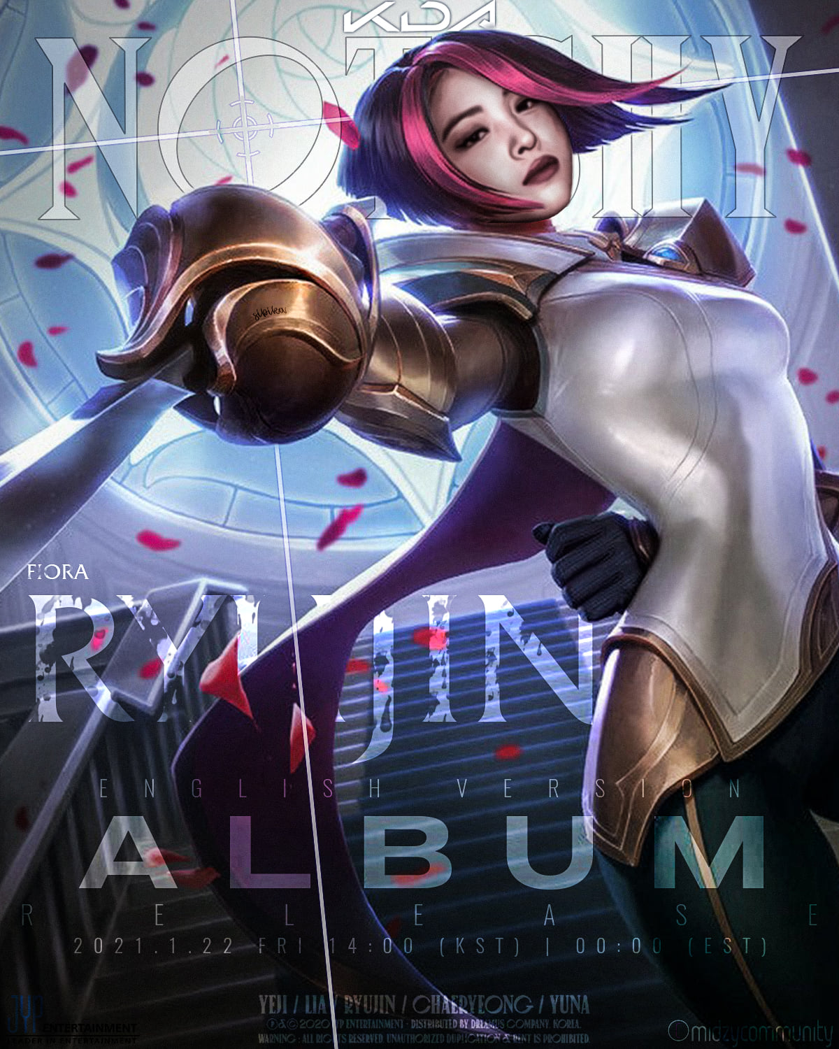 ITZY Domain - Ryujin top laner? Can you 1v1 her? Who plays League 