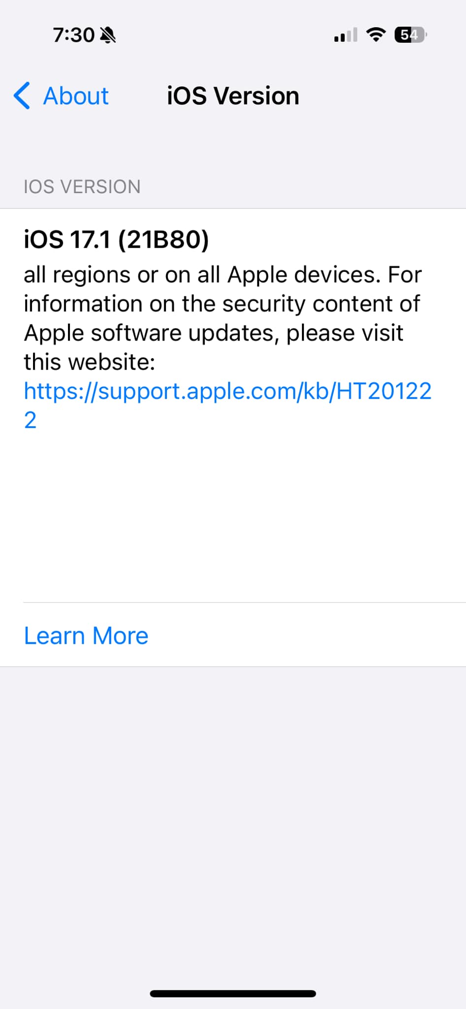 What is the difference in iPhone 15 Pro build numbers?