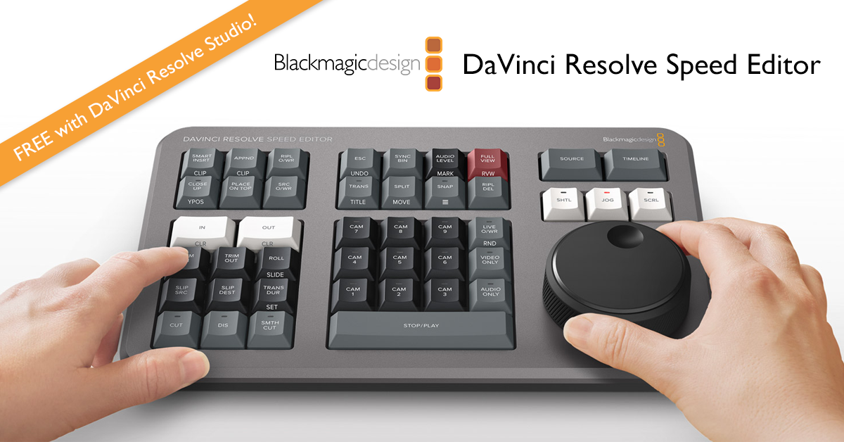 BLACKMAGIC DESIGN DAVINCI RESOLVE SPEED EDITOR (ACTIVATION CARD