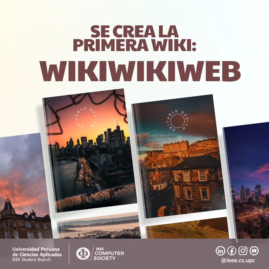 IEEE CS UPC - Se crea la primera Wiki: “WikiWikiWeb” 🌐... | Facebook