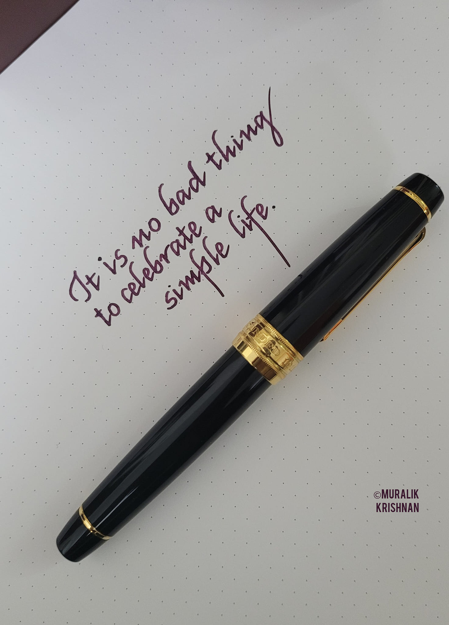 Montblanc Le Petit Prince rose burgundy ink experience