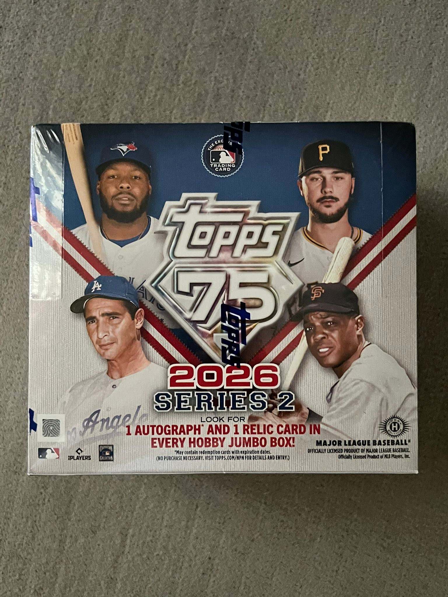Topps 75 2026 Series 2 Jumbo Box review with Nolan Ryan auto