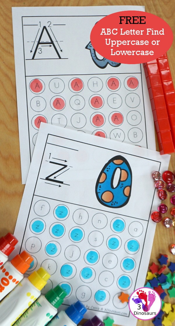 3 Dinosaurs - Fun ABC Letter Finds!... | Facebook