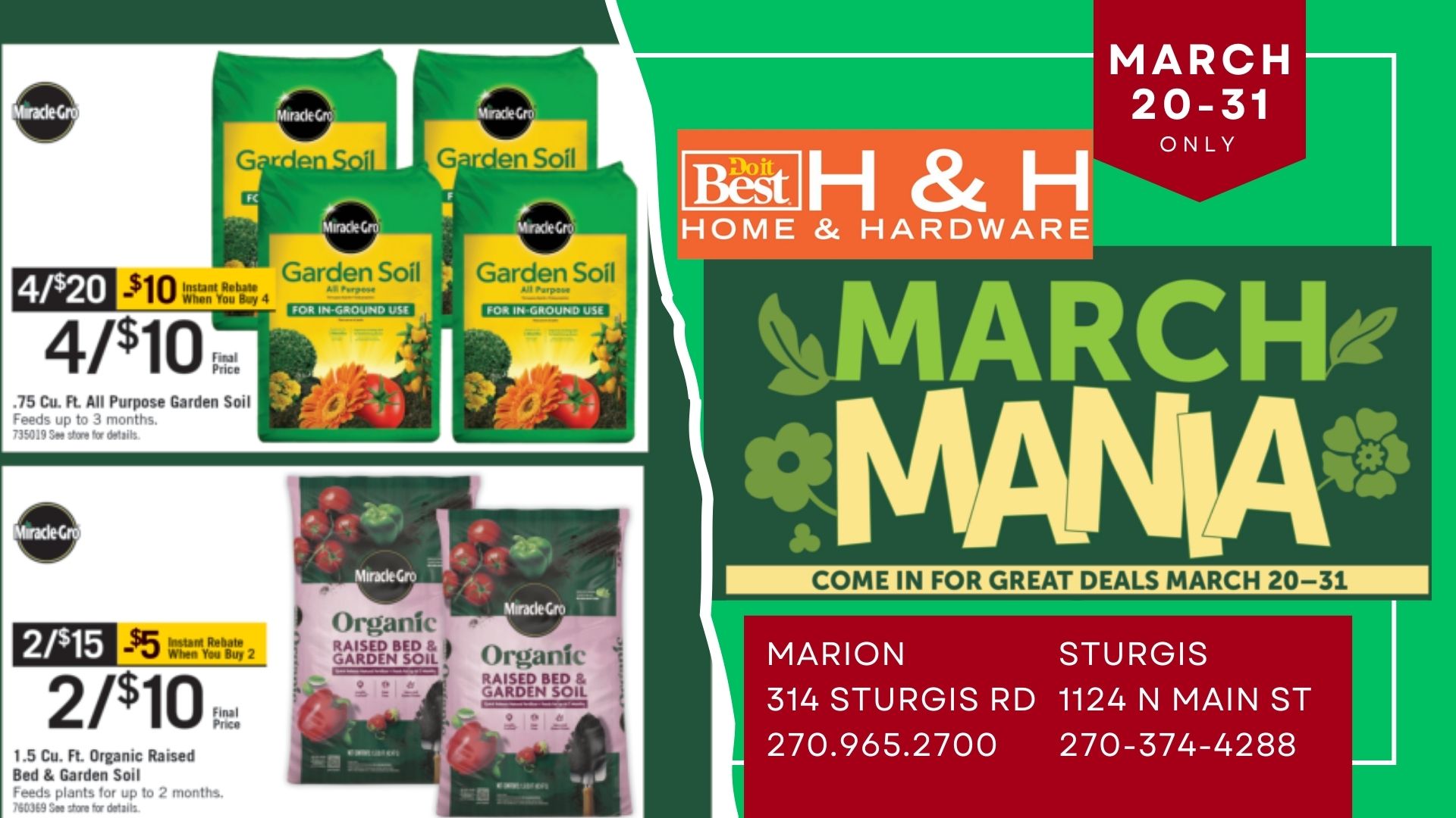 MARCH MANIA Rebate Madness | March 20-31
