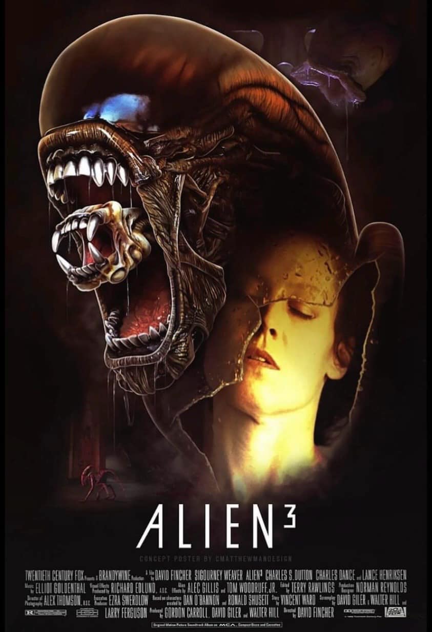 Alien 3 movie poster is great
