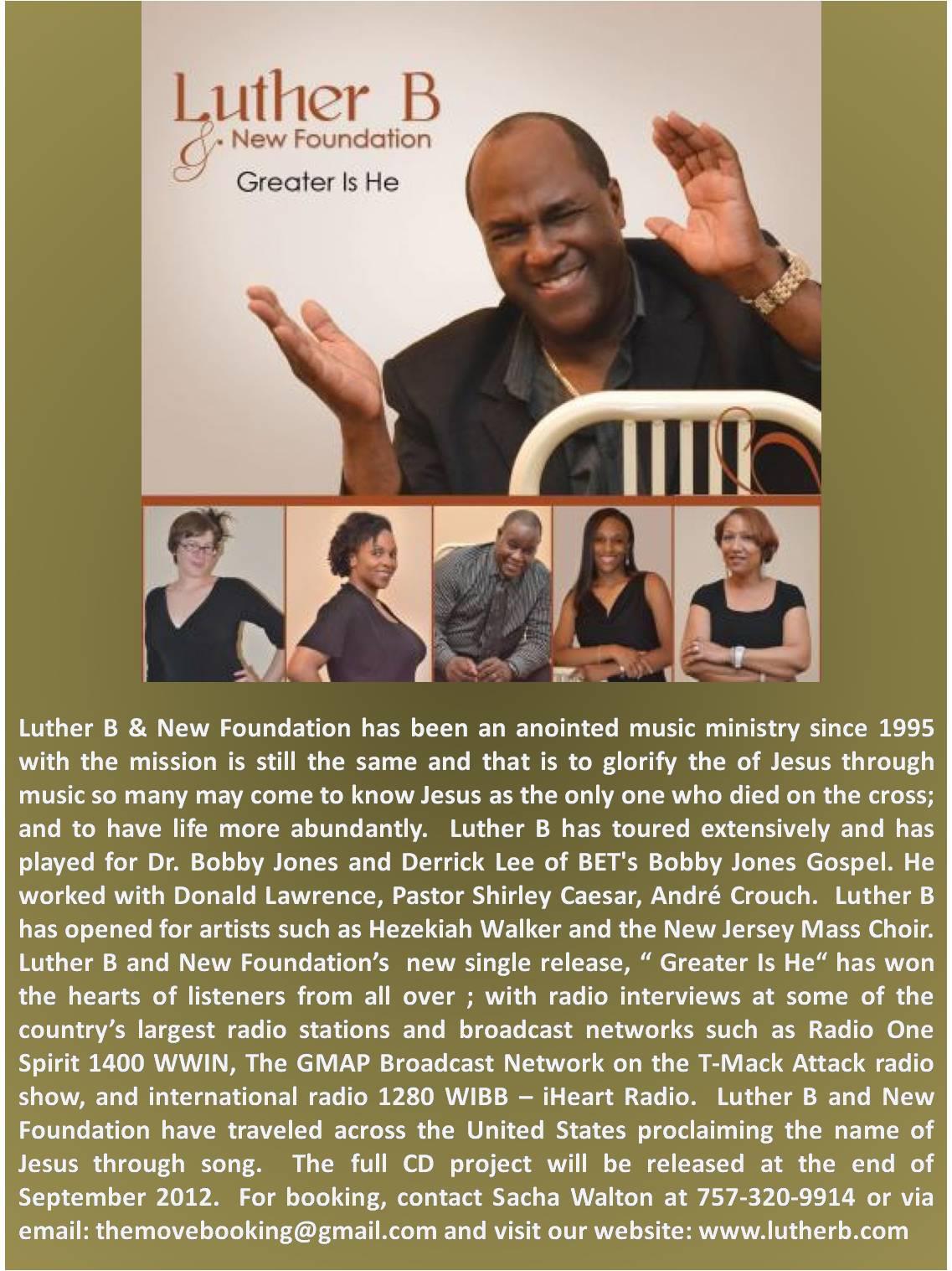 SWI Management Group - Follow Luther Baker and New Foundation. For ...