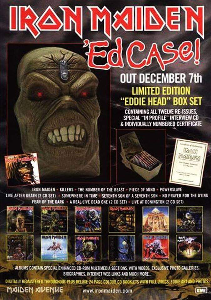 The Metal - IRON MAIDEN - Eddie's Head (Box Set). Eddie's Head is