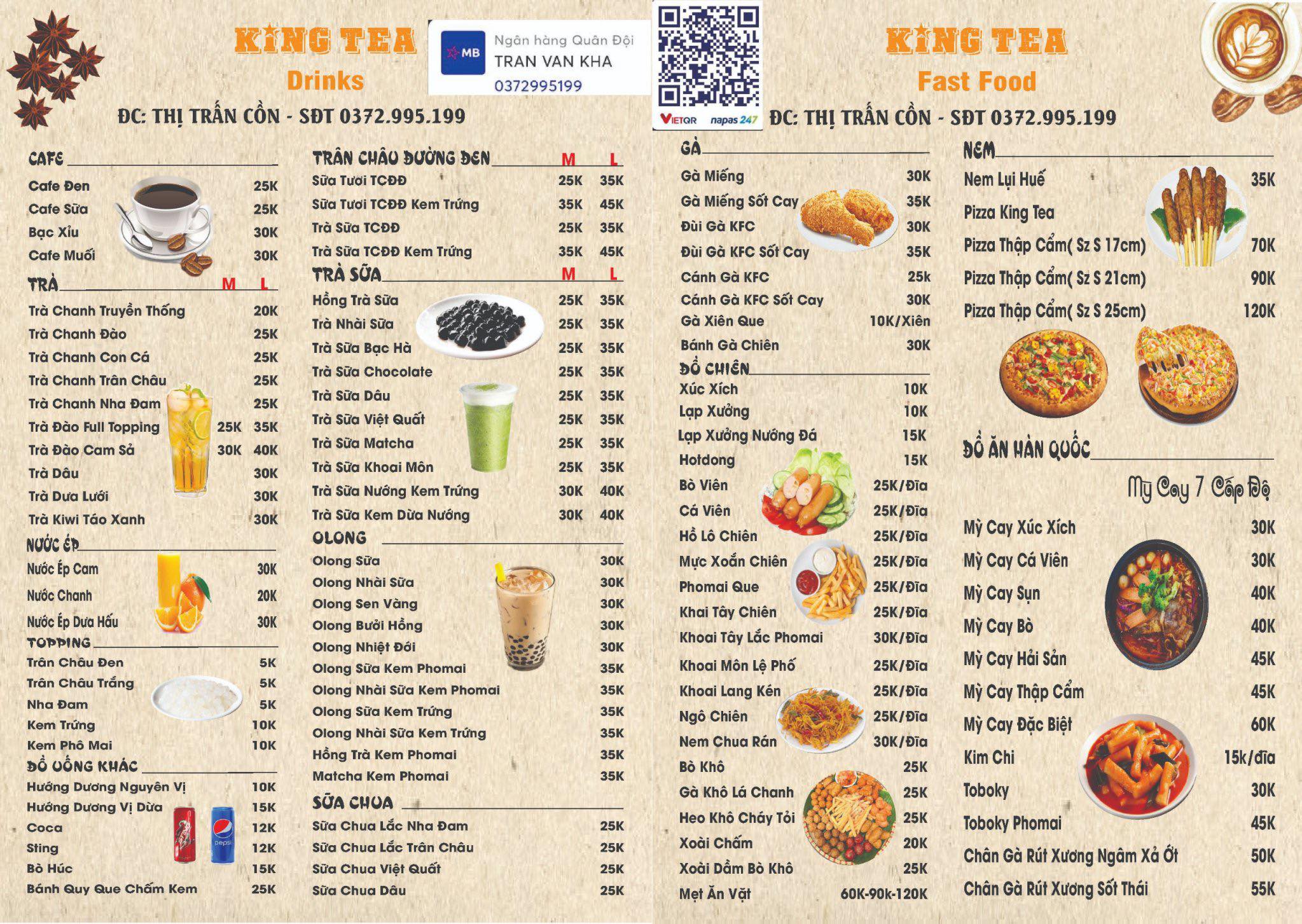 King Tea- Thị Trấn Cồn | Hai Hau