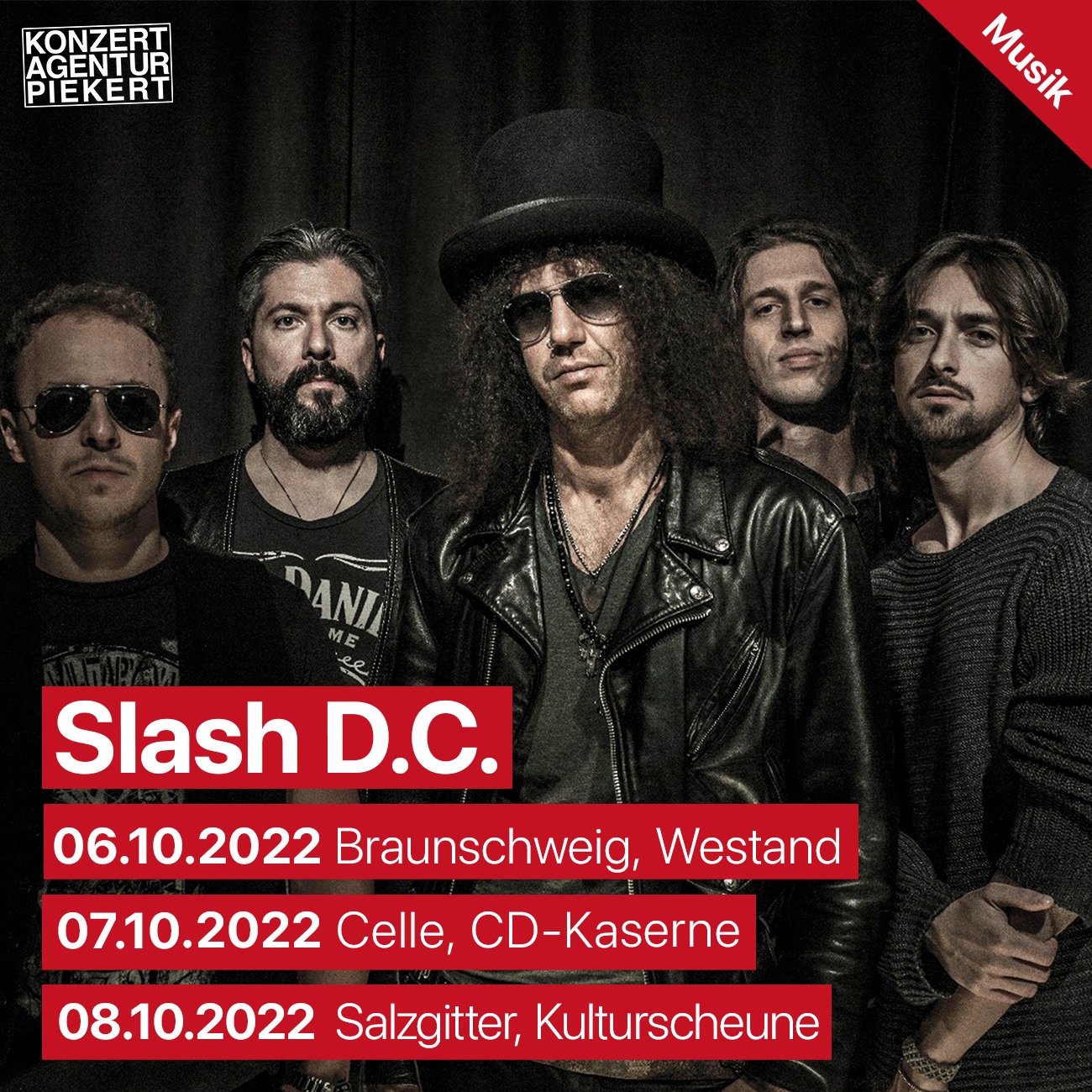 SLASH D.C. - a very hard rock weekend in October!! 🇩🇪🤟🏽😎🎩🎸🇩🇪