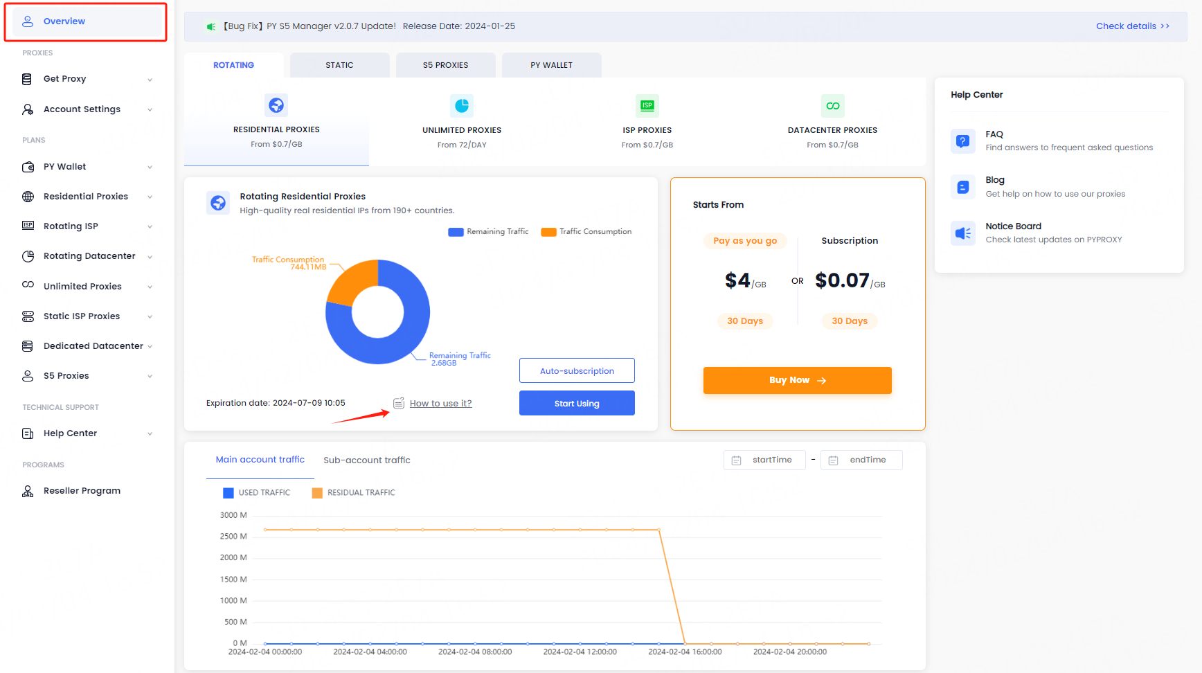 PYPROXY - 🔍 The Overview of the #PYproxy dashboard is more...