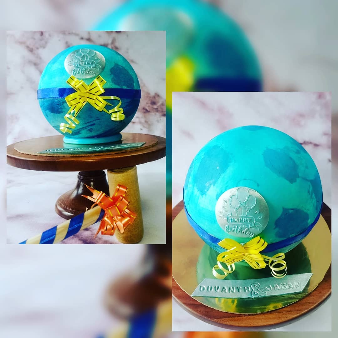 3D Sphere Shaped Pinata filled in with... - winnies_bakeology | Facebook