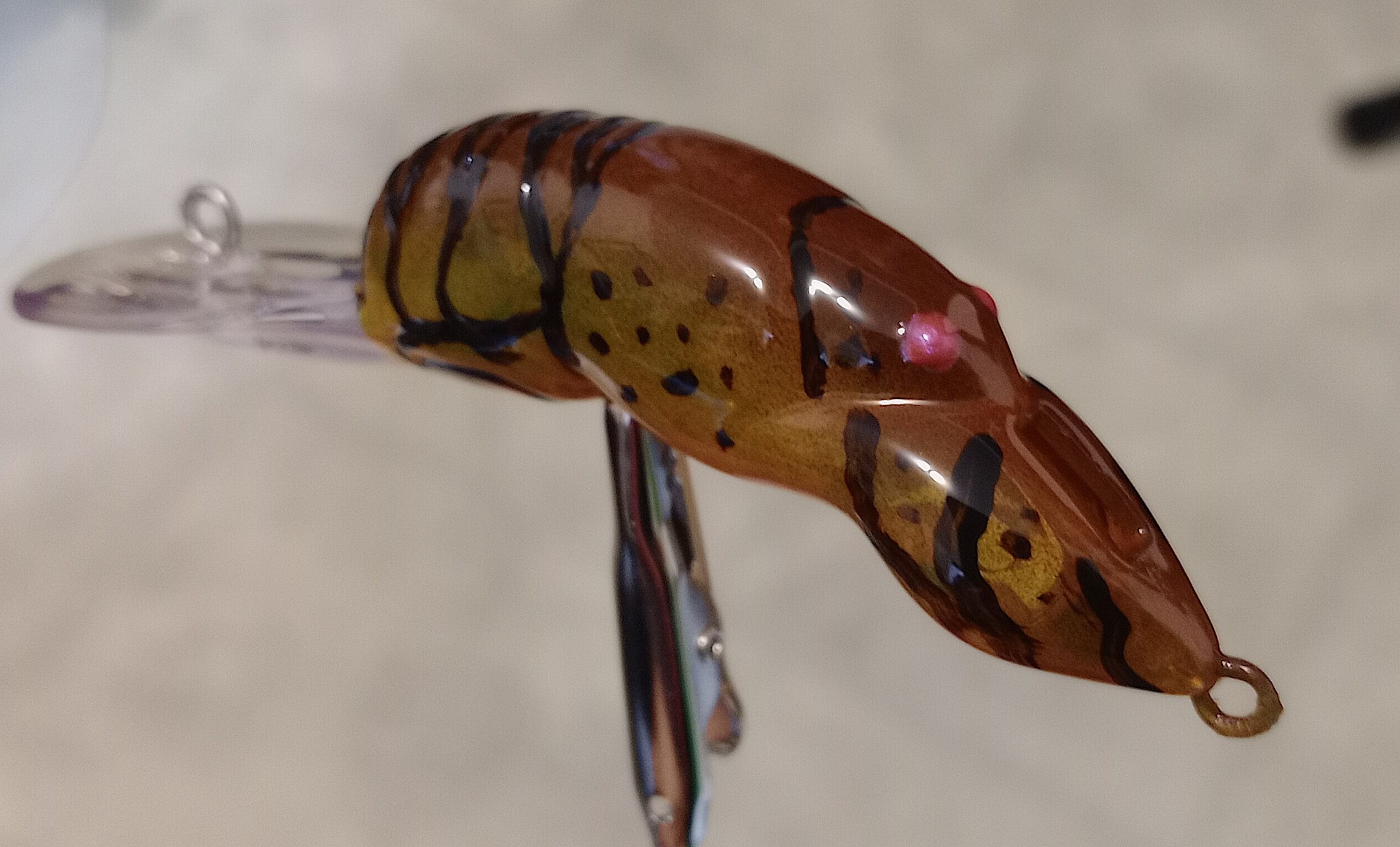 crawdad fishing lure pattern Rebel Lures Big Craw (2 5/8-Inch, Brown Crawfish) : Fishing Floating Lures : Sports & Outdoors but at rest they rise up and out into a fighting stance Louisiana Fly Fishing: This Crawfish