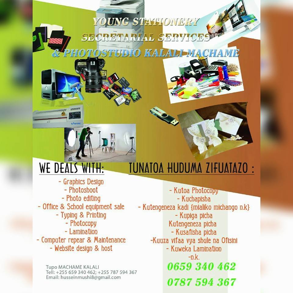 Young Stationery Secretarial Service Graphics Designer & PhotoStudio