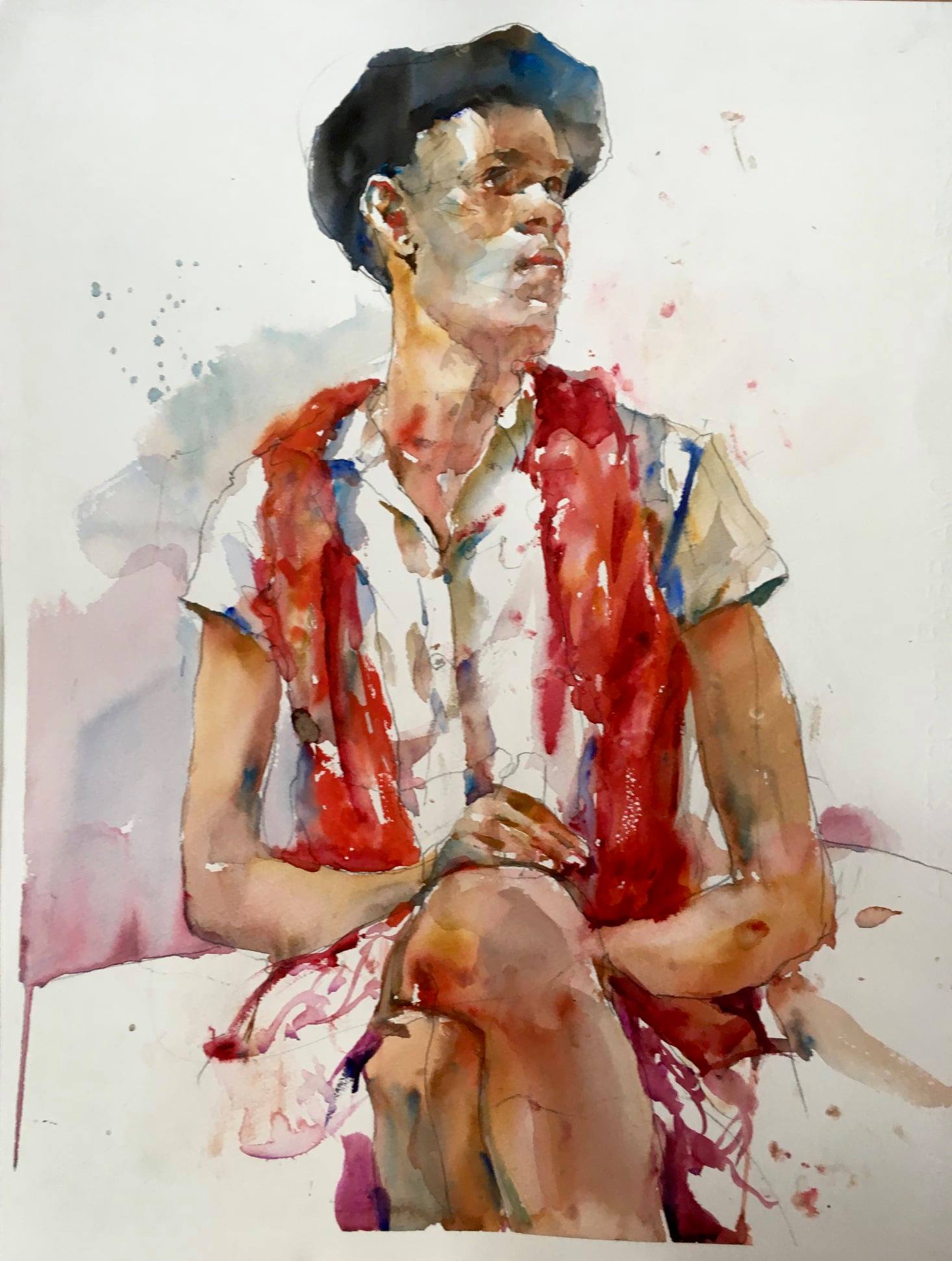 A page from the book Figure Painting in Watercolor.by Charles Reid.