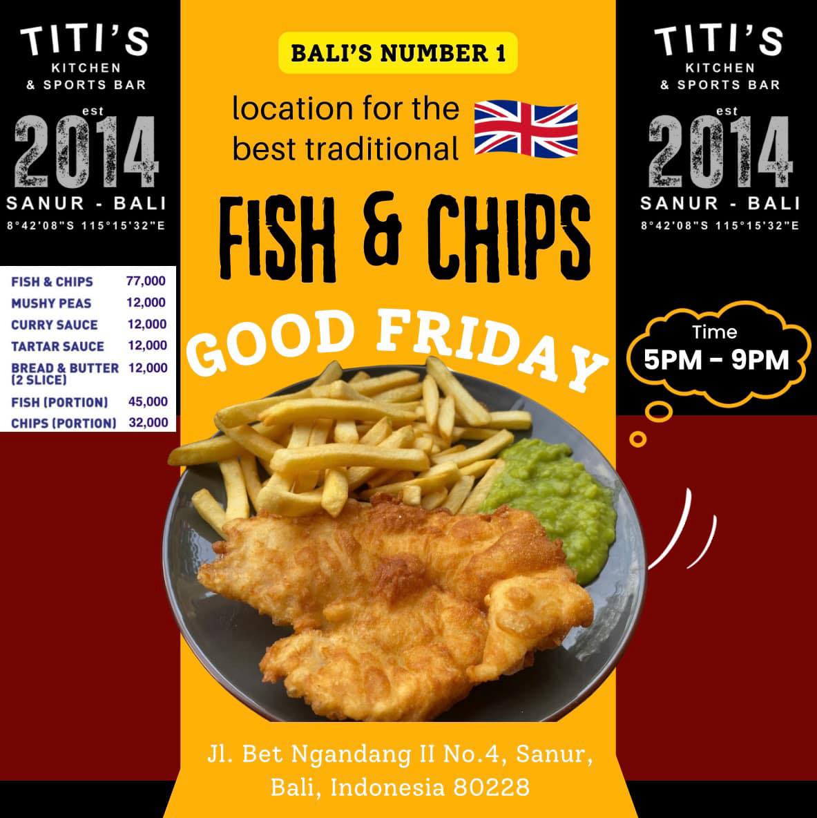 “Good Friday” Traditional 🇬🇧 Fish & Chips