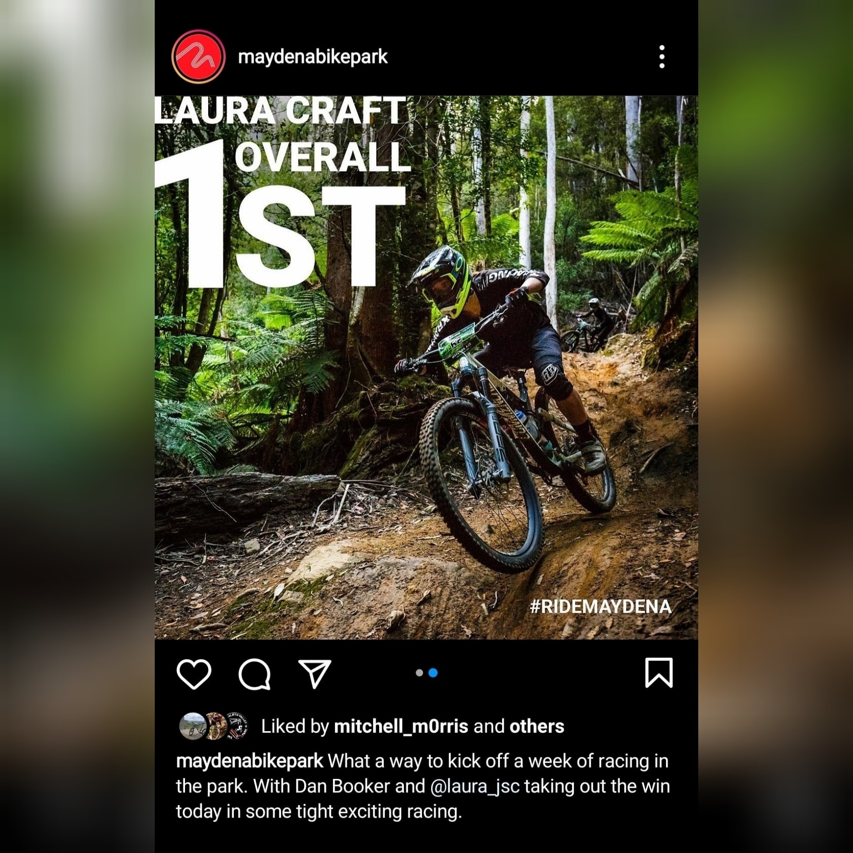 Congratulations to one of... - Toowoomba Mountain Bike Club
