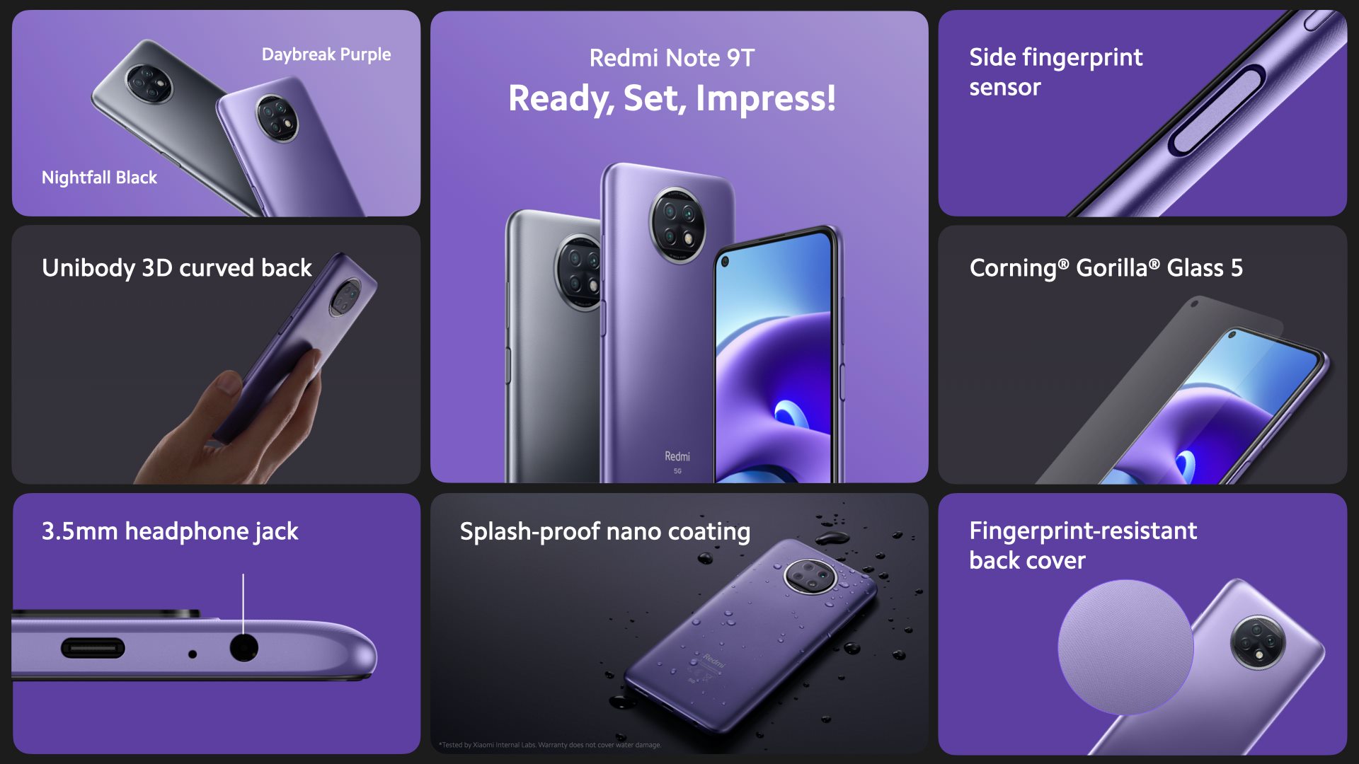 This is #RedmiNote9T! Everything you need for an amazing 5G