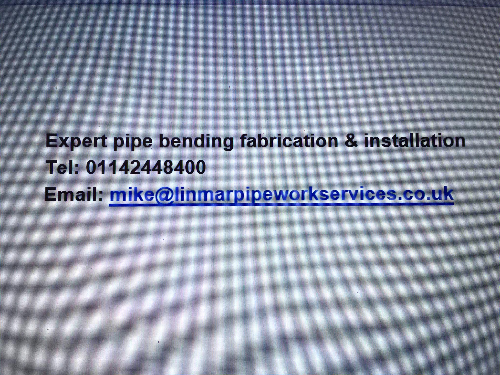 Linmar Pipework Services | Sheffield