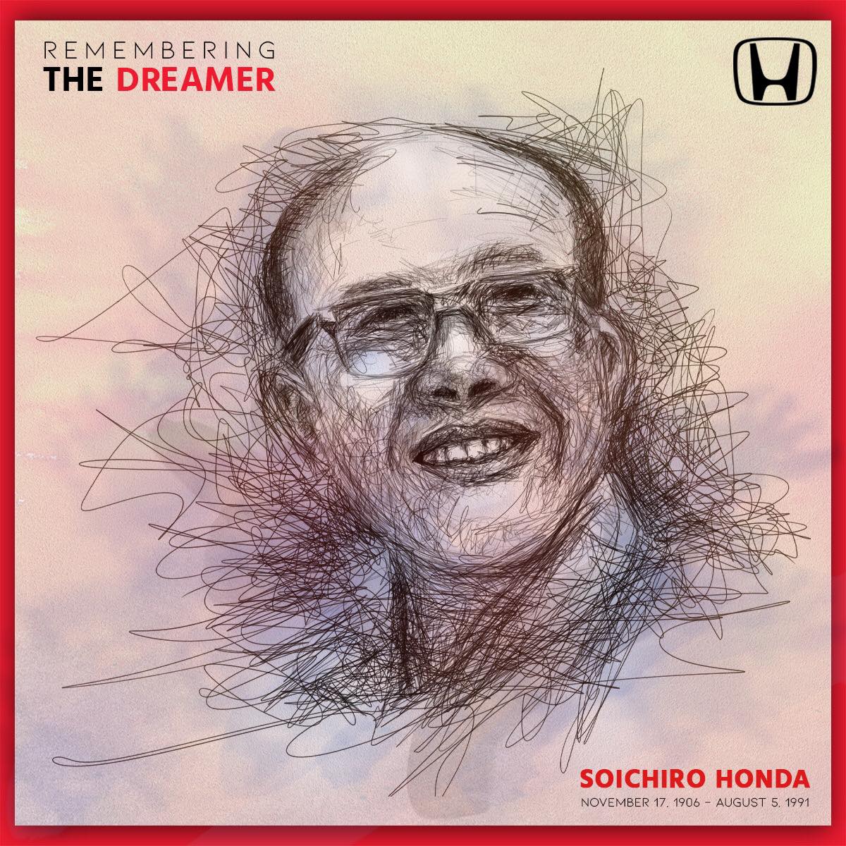 This is the man who created the Honda legend Mr. Soichiro Honda