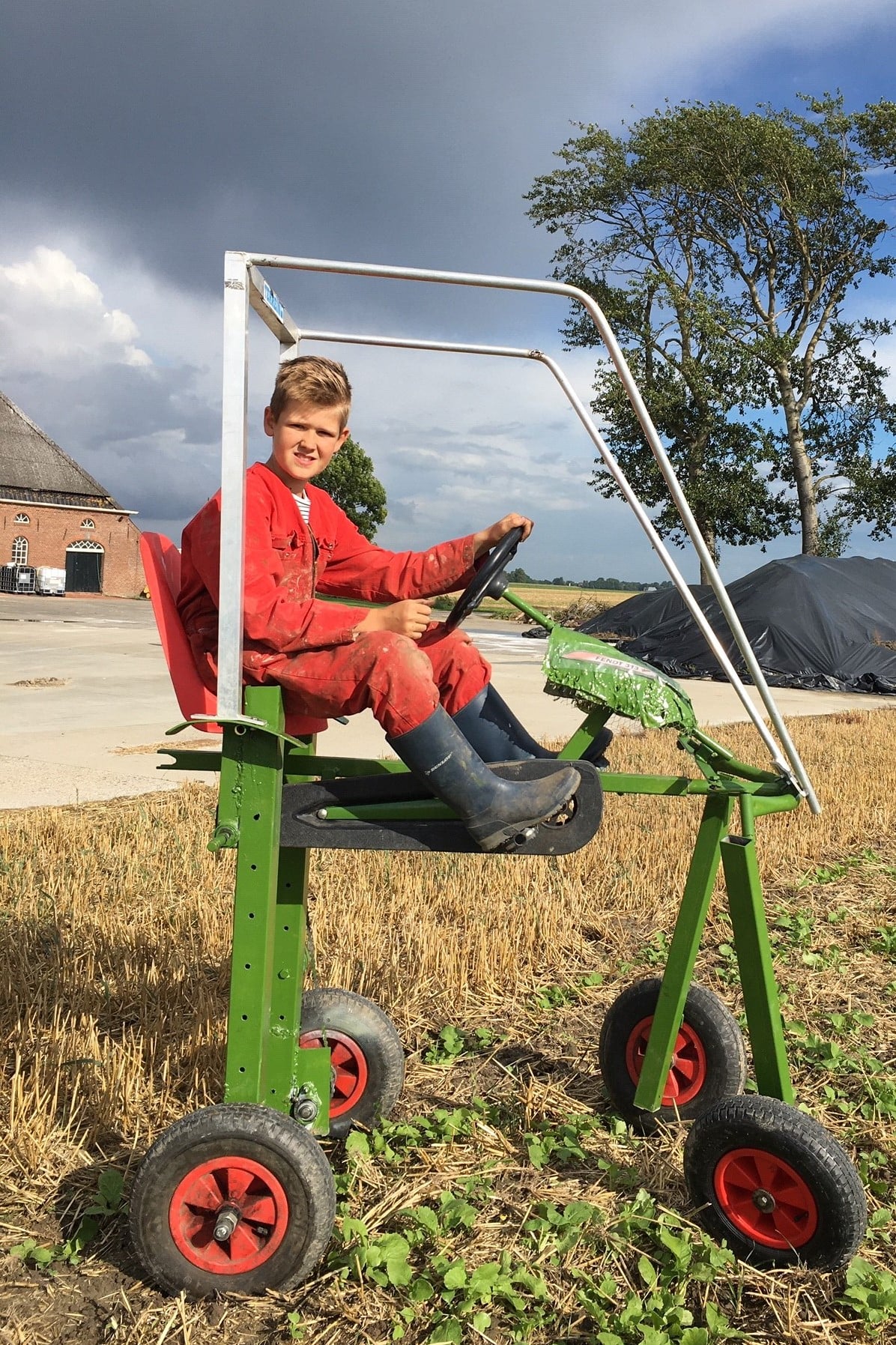 Boerderij - Korjen Werkman in Rasquert (Gr.) is 11 jaar en is dol op ...