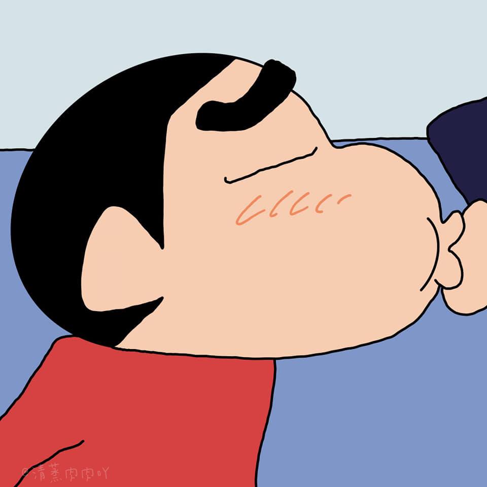 蠟筆小新情侶大頭貼 一起換原創 清蒸肉肉 蜡笔小新crayon Shin Chan Facebook