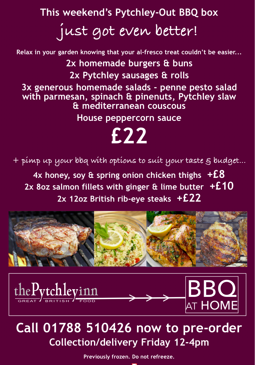 The Pytchley - Our new take away menu is proving very...