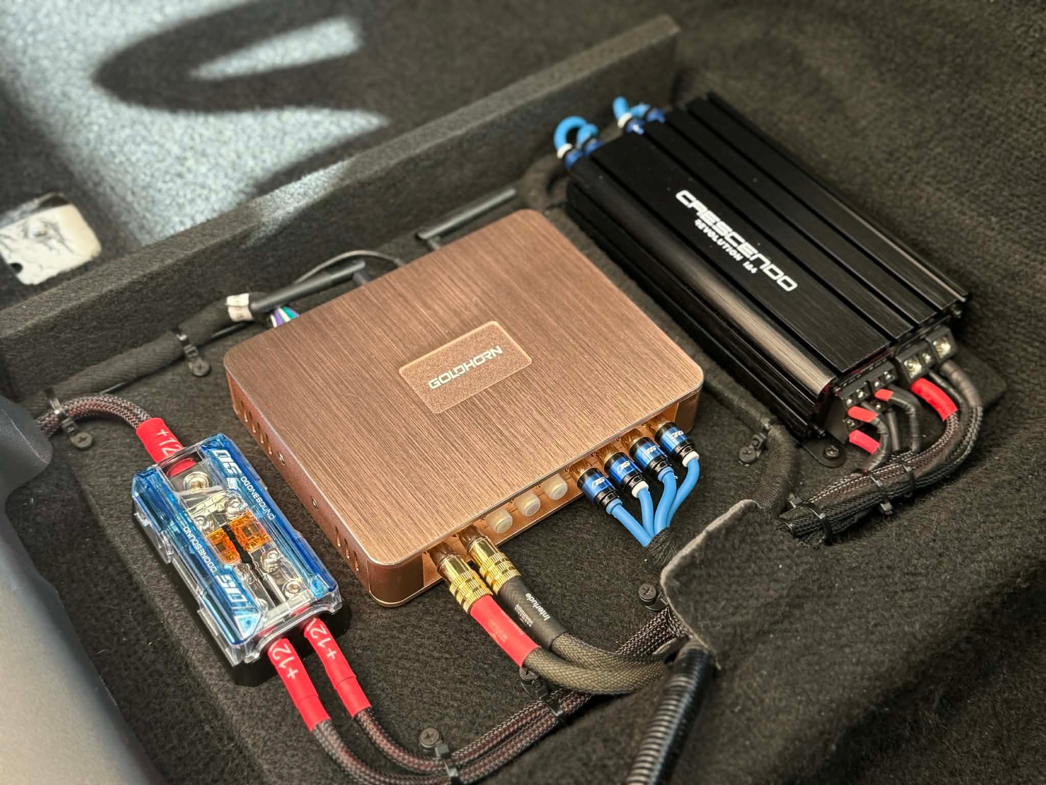Goldhorn DSPA 406 is a popular DSP with 4 channel high level