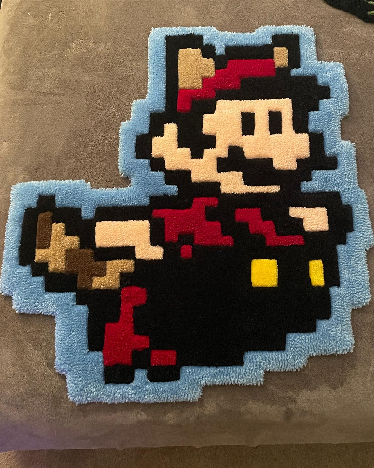 NerdCraft - Super Mario Bros. 3 rug. #supermariobros...