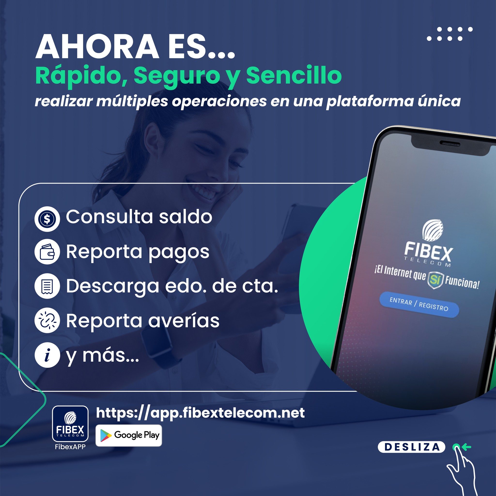 Fibex Telecom - ¡Ya puedes autogestionar de forma RÁPIDA,... | Facebook