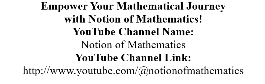 Notion of Mathematics